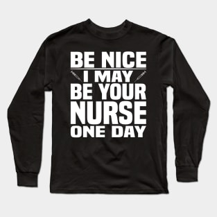 Nurse Hospital Nurse Job Long Sleeve T-Shirt